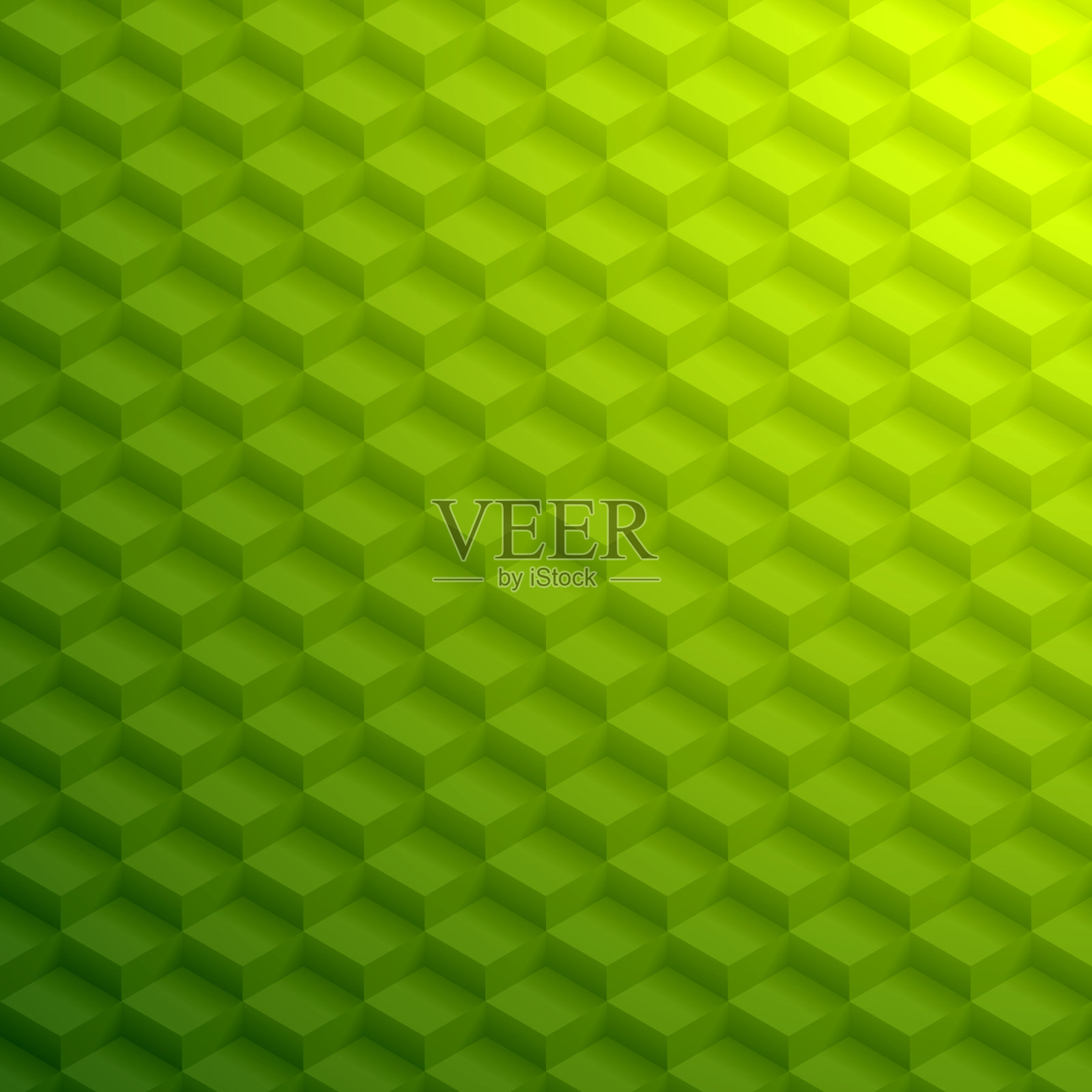 抽象绿色背景-几何纹理插画图片素材