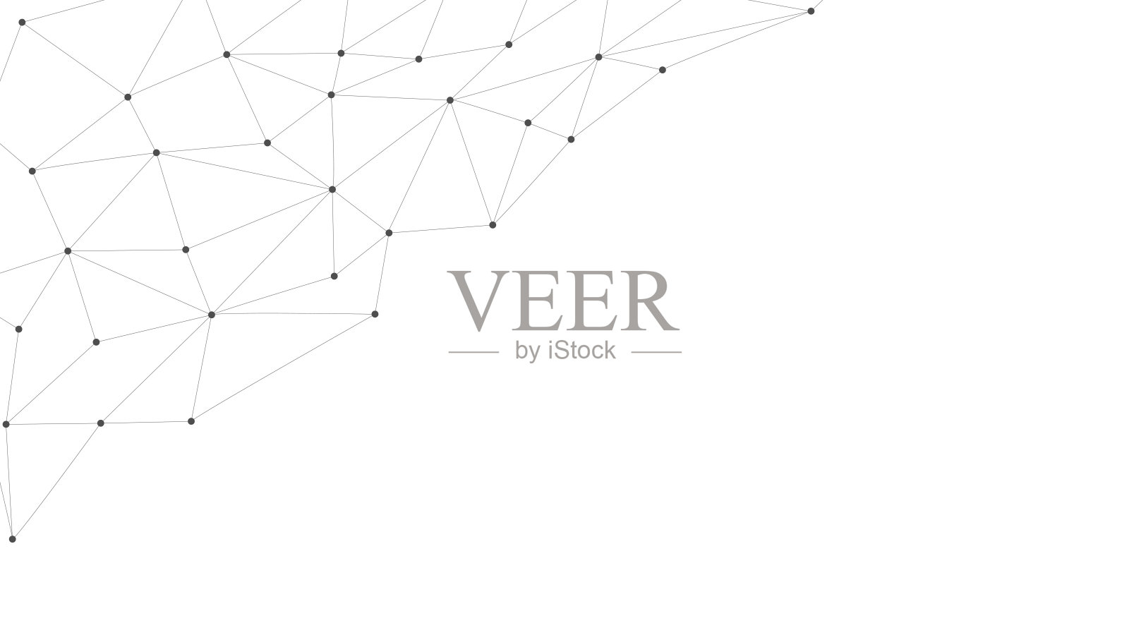 抽象几何背景。Plexus mesh背景。向量插画图片素材