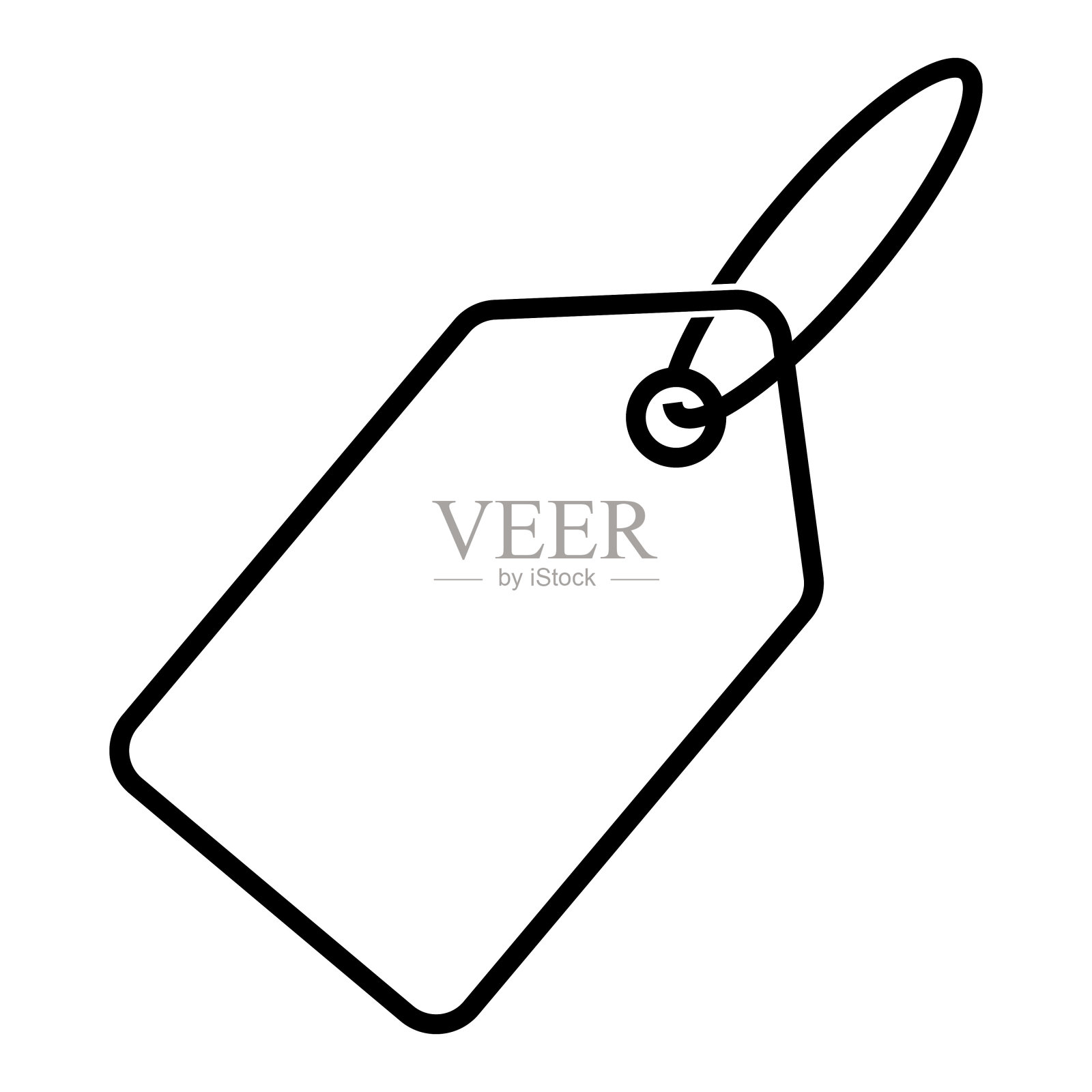 价格标签线图标插画图片素材