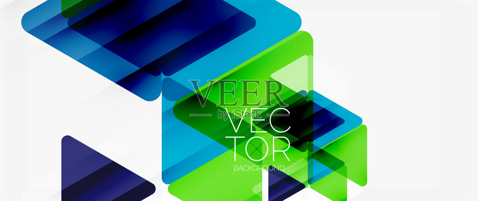 抽象背景色透明三角形插画图片素材