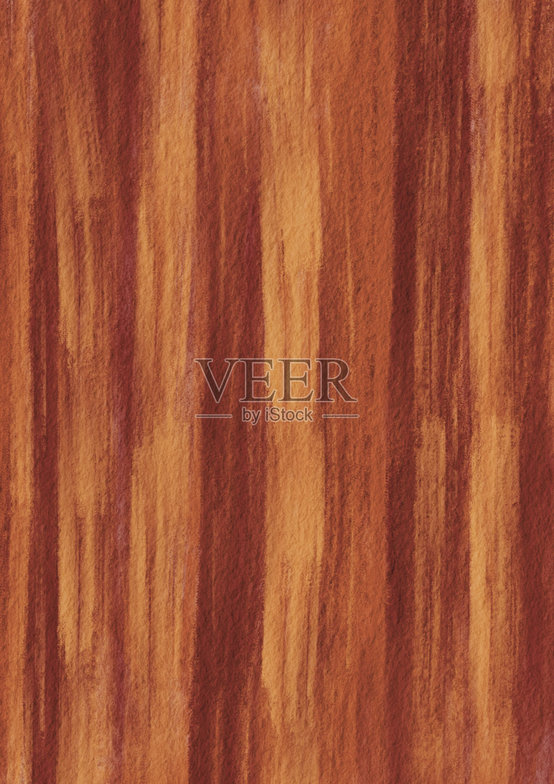 抽象干刷笔触黄色，橙色和rec颜色在纸上的背景插图装饰夏季，秋季和炎热的温度概念。插画图片素材