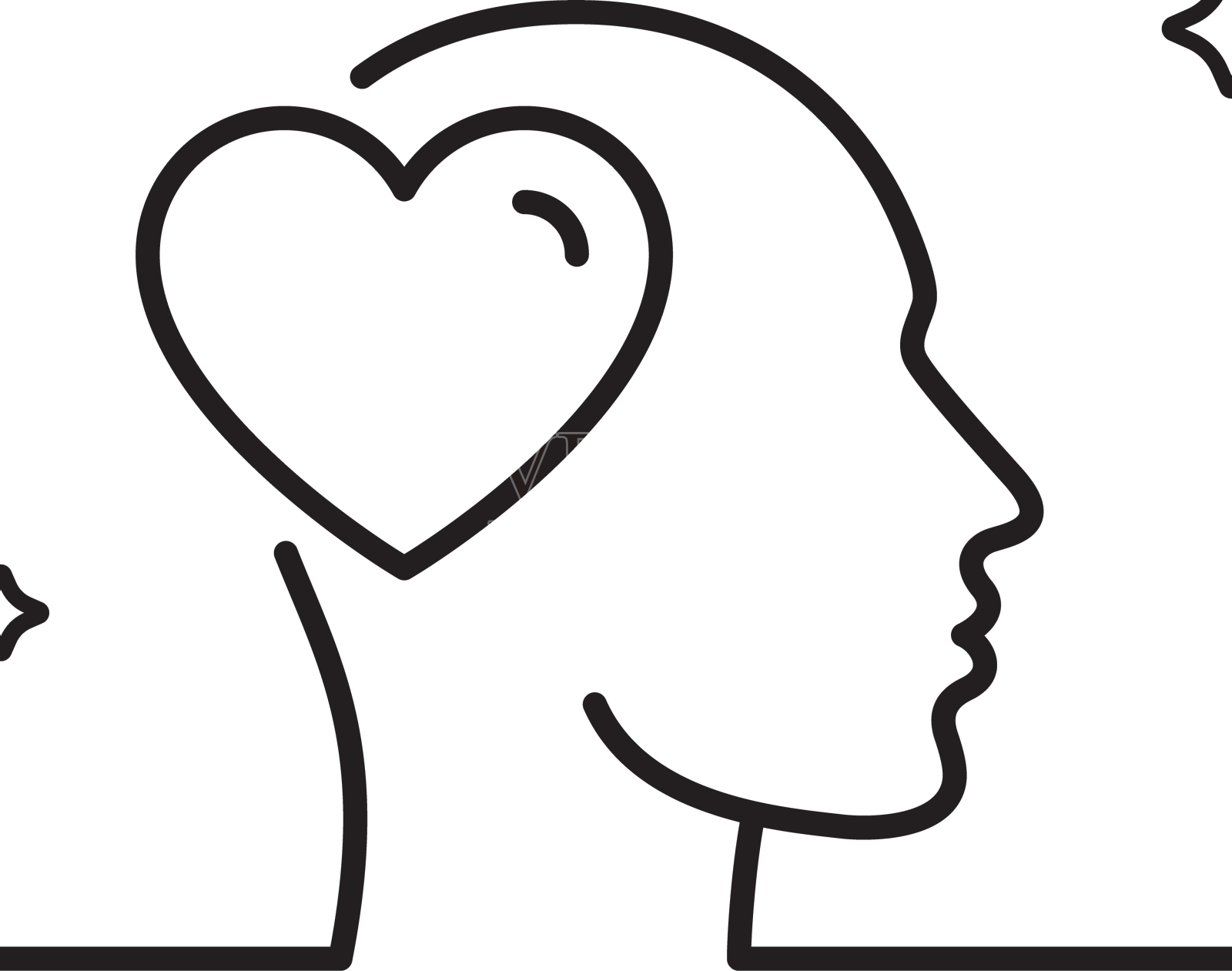 朋友线图标友谊爱情标志援助设计元素图片