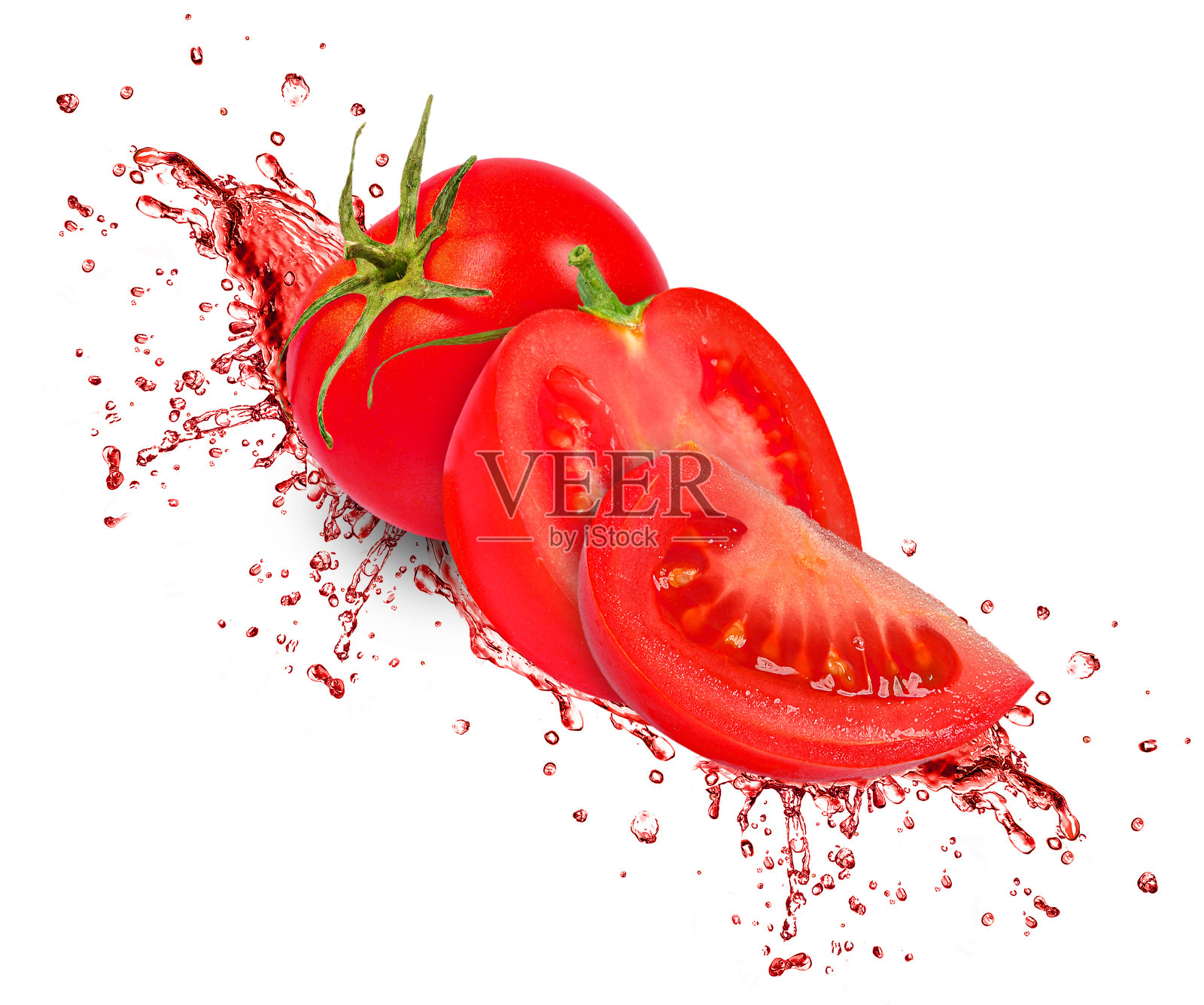 飞溅番茄汁照片摄影图片