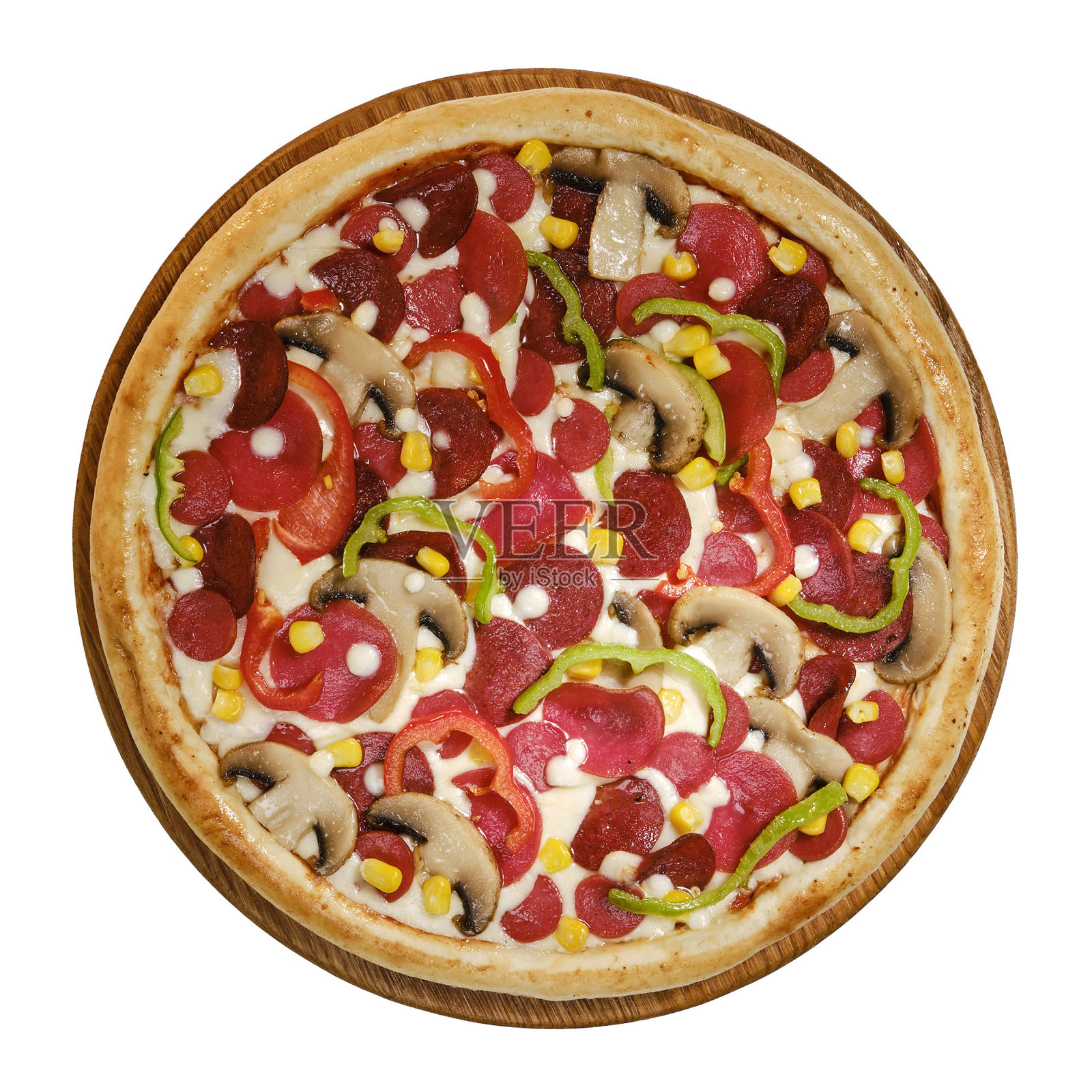 披萨孤立照片摄影图片