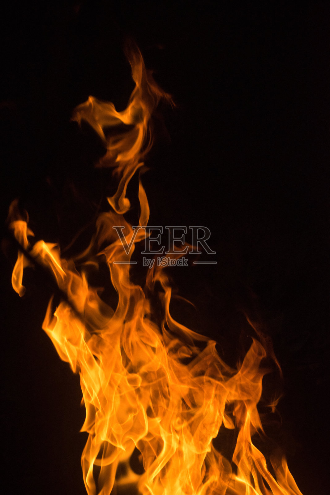 防火框架高温红色和黄色照片摄影图片