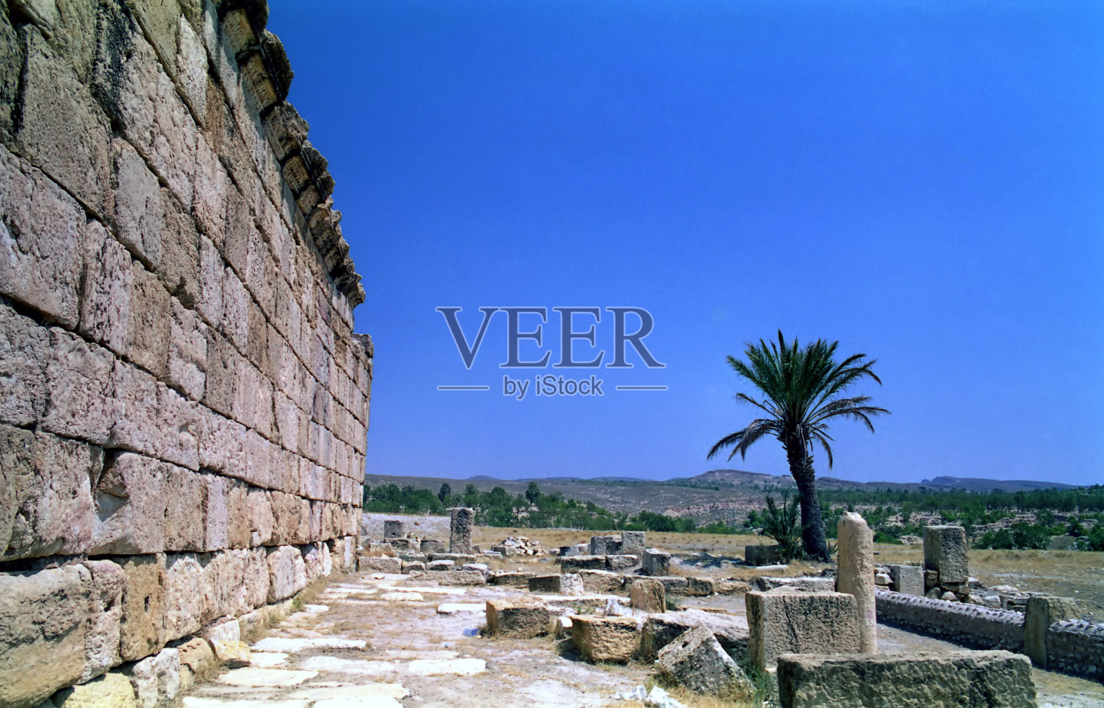 古罗马遗址的景色照片摄影图片