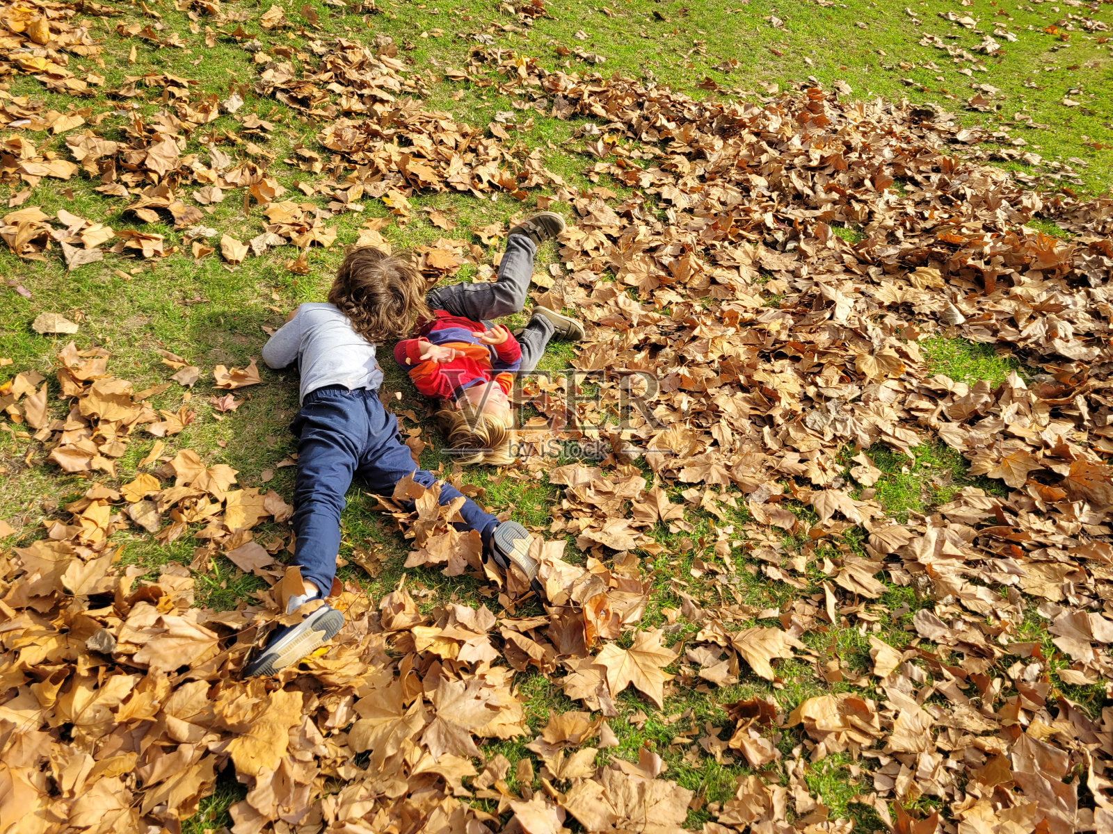 秋天的快乐照片摄影图片