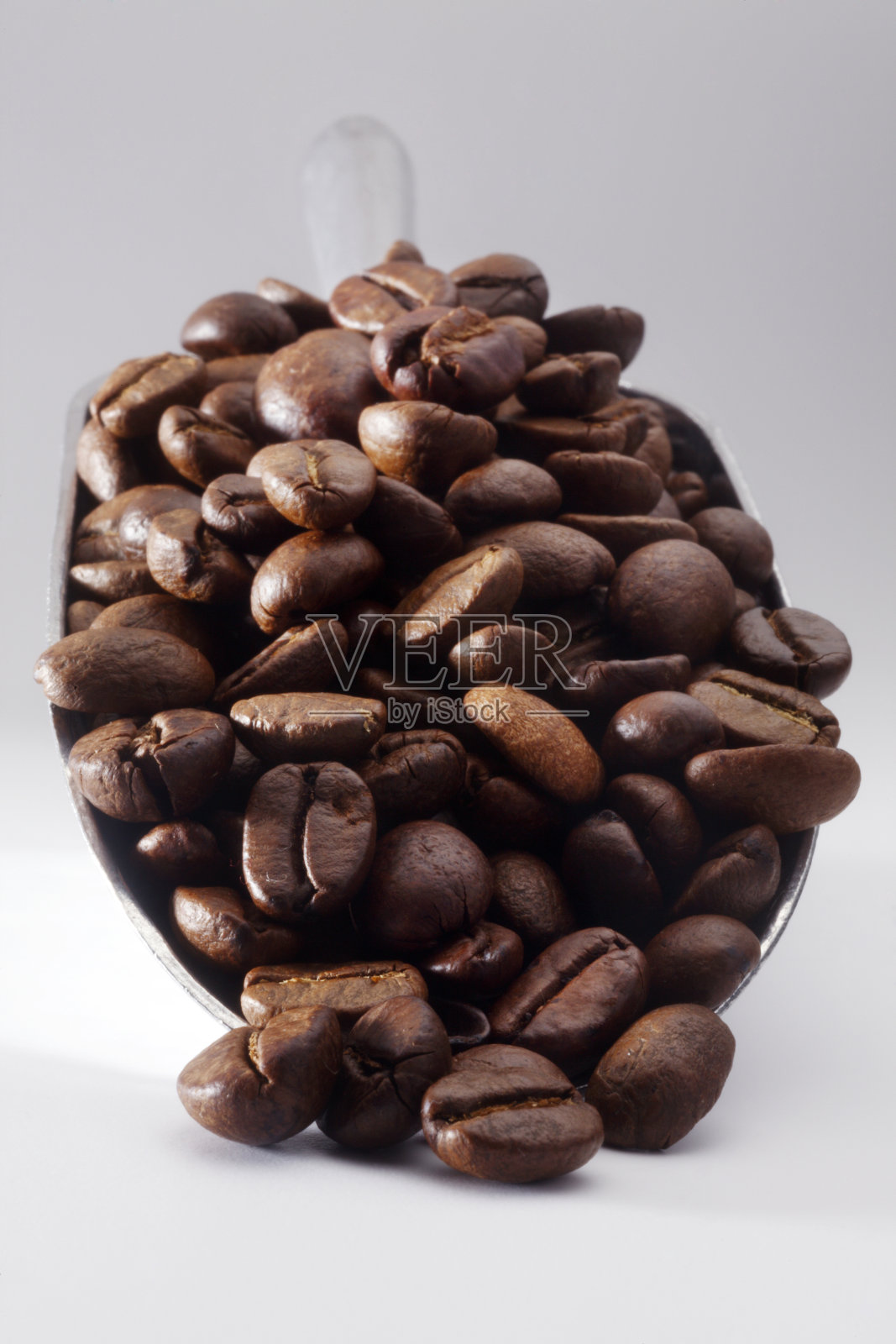 一铲咖啡豆照片摄影图片