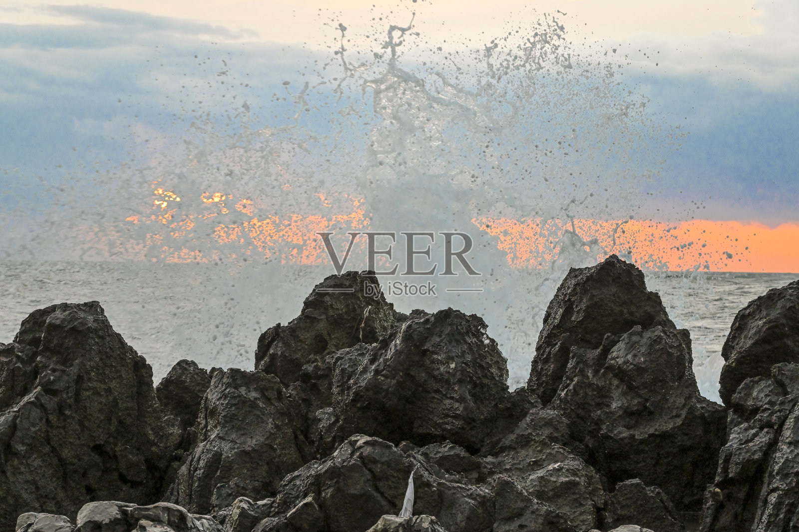 波浪崖照片摄影图片