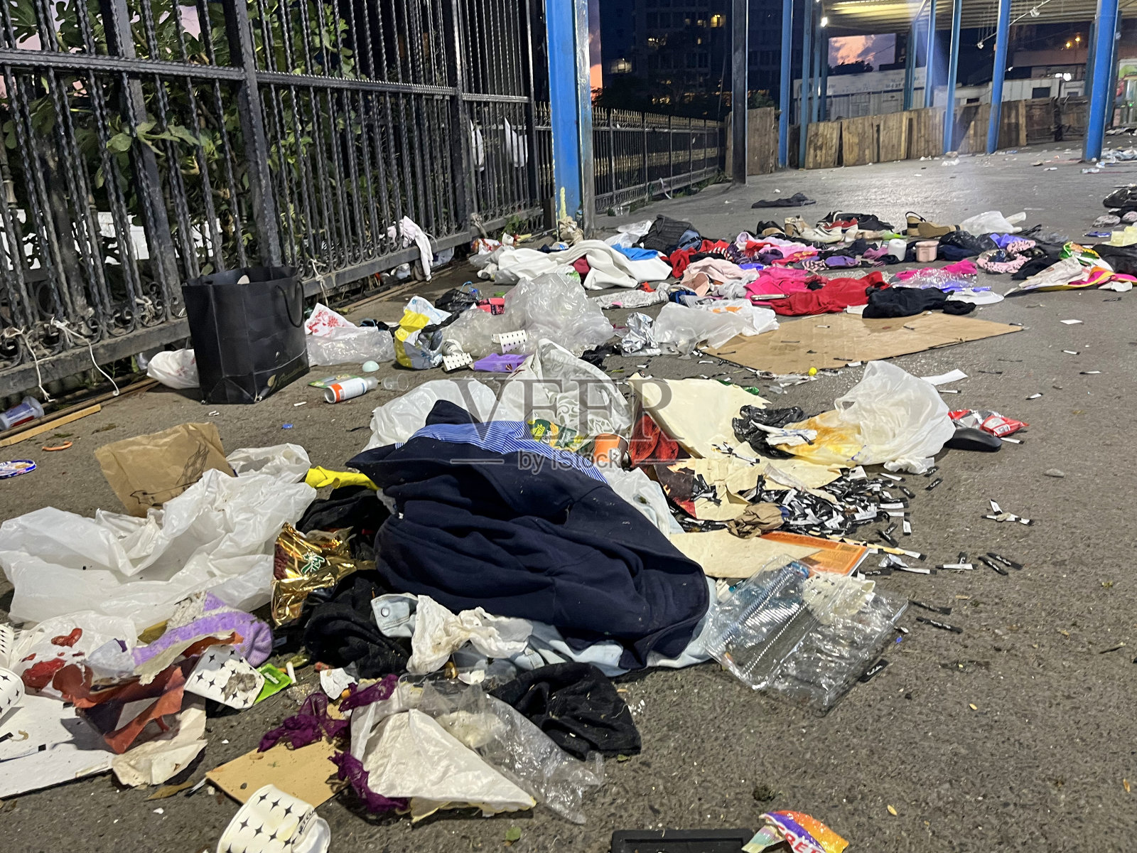 一堆垃圾照片摄影图片