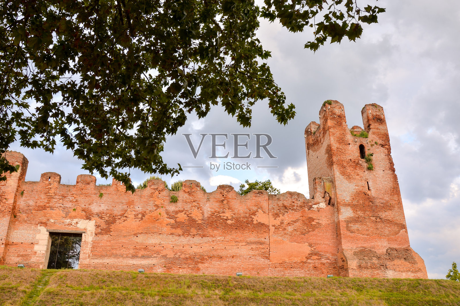 威尼托中世纪城照片摄影图片