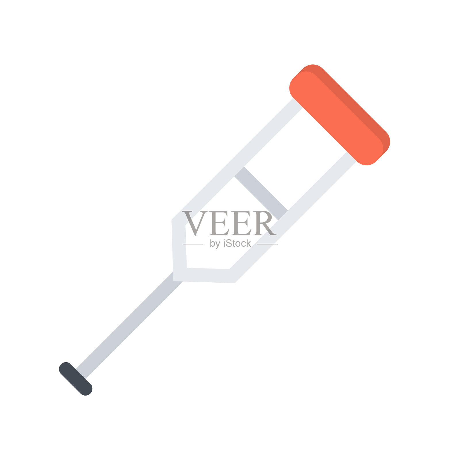 设计矢量图像图标的拐杖插画图片素材