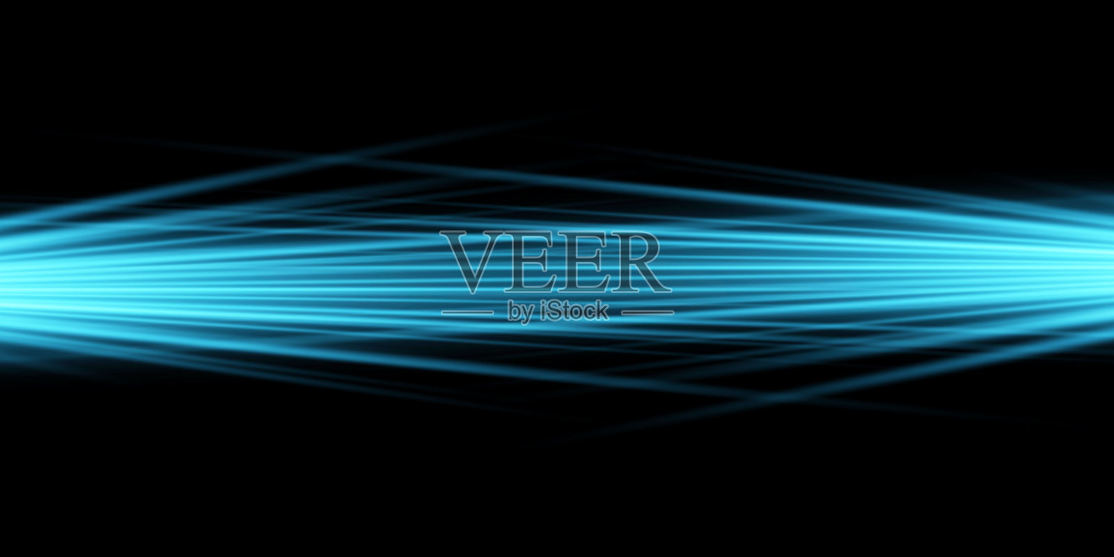 线性效果矢量插图。高科技数字技术概念。插画图片素材