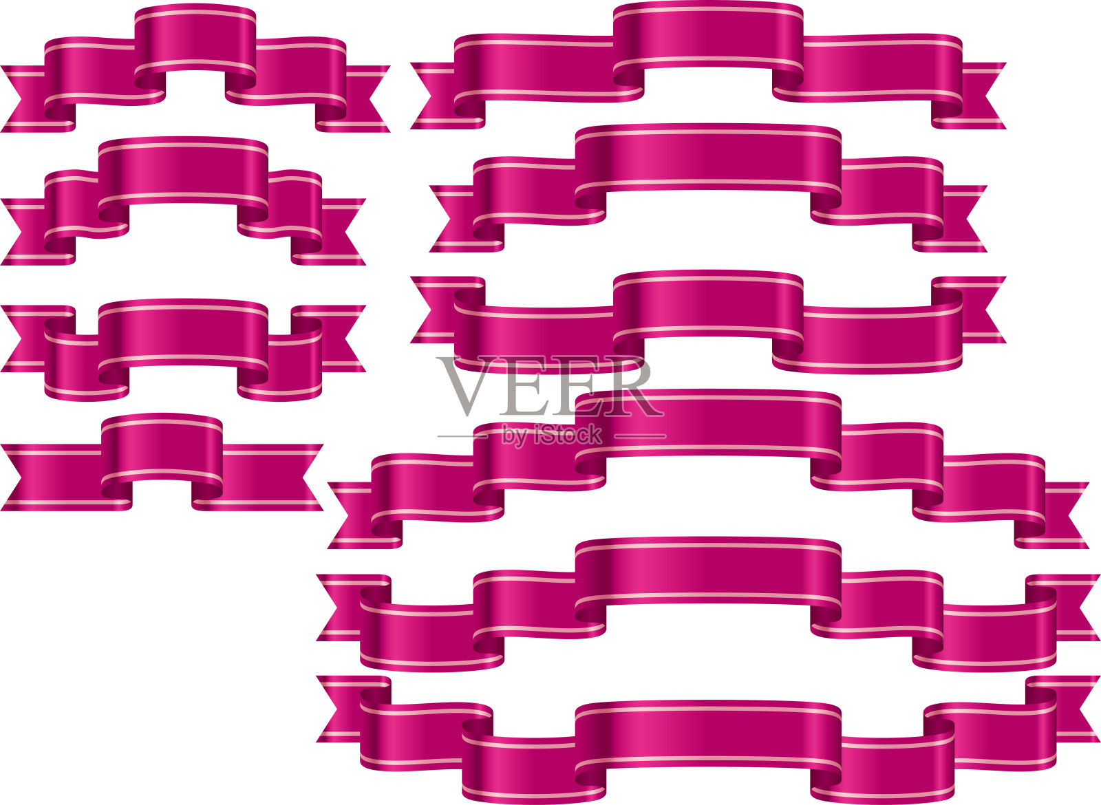 Bon Line 006-24幻灯片W插画图片素材