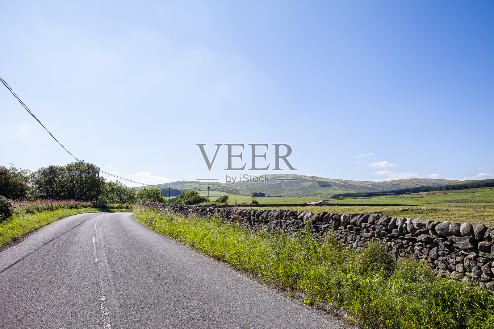 约克郡的道路照片摄影图片