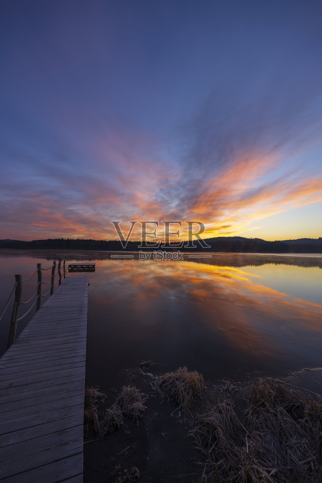 捷克共和国Sumava国家公园的自然保护区Olsina照片摄影图片