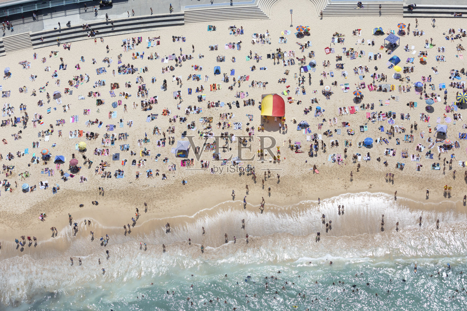 库吉海滩航拍，悉尼东部海滩照片摄影图片