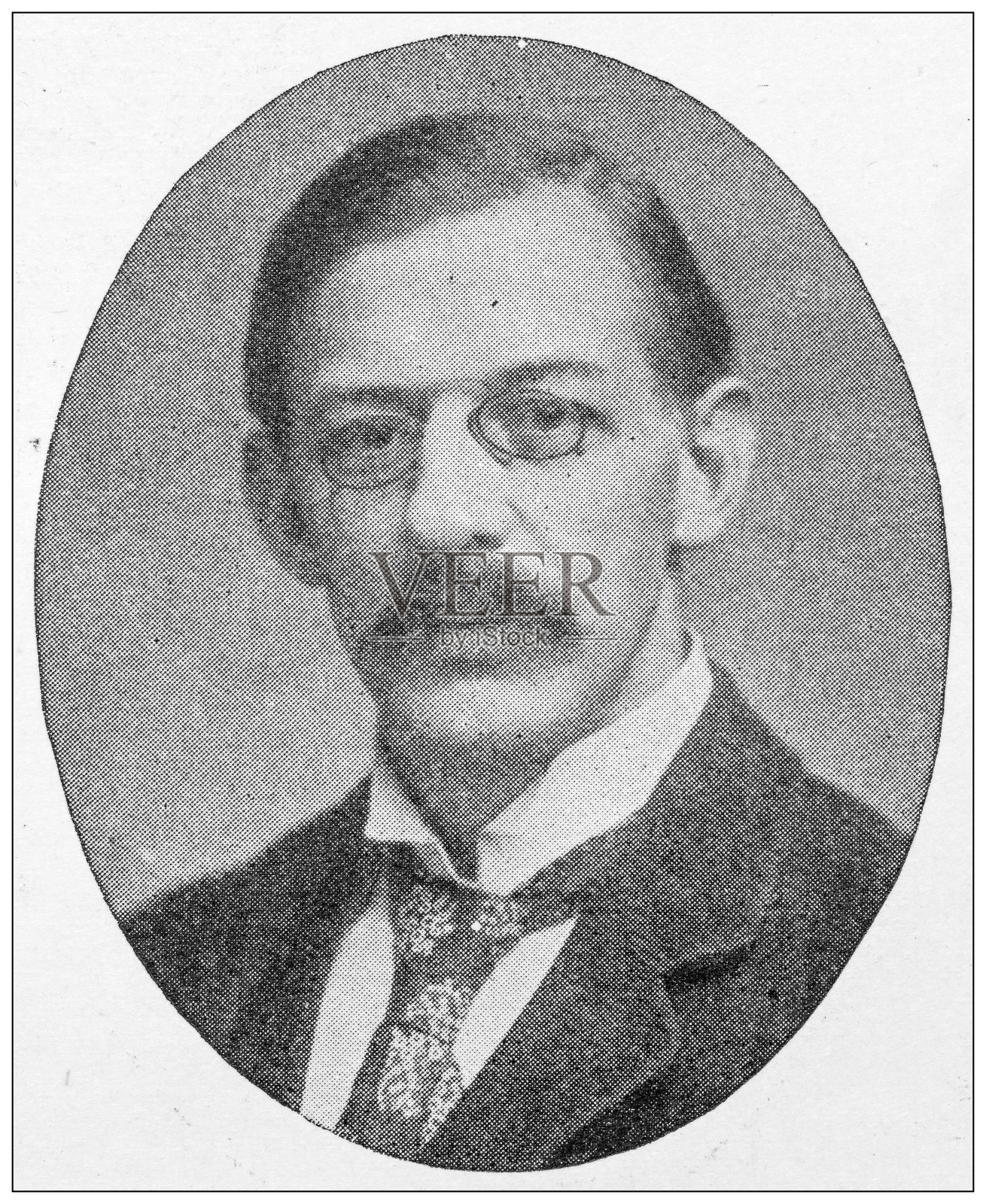 来自英国杂志的古董图片:坎塔克教授插画图片素材