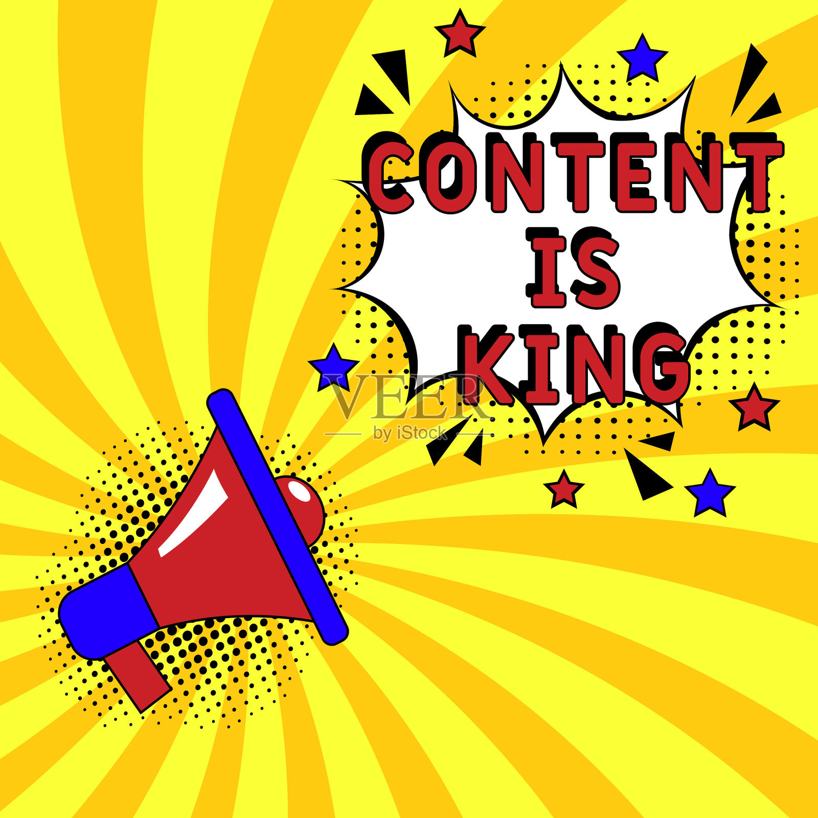 内容为王插画图片素材