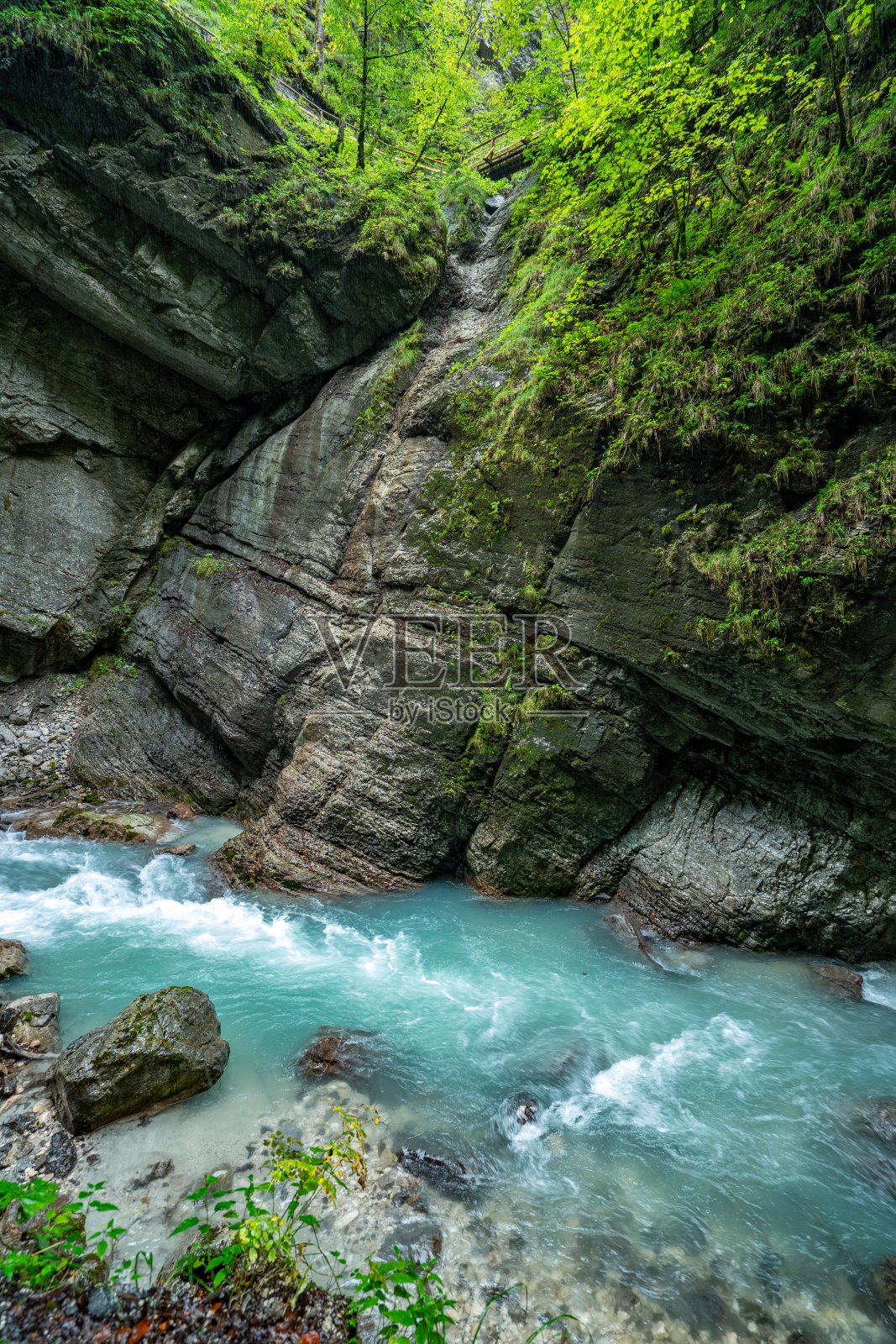 Partnachklamm巴伐利亚照片摄影图片