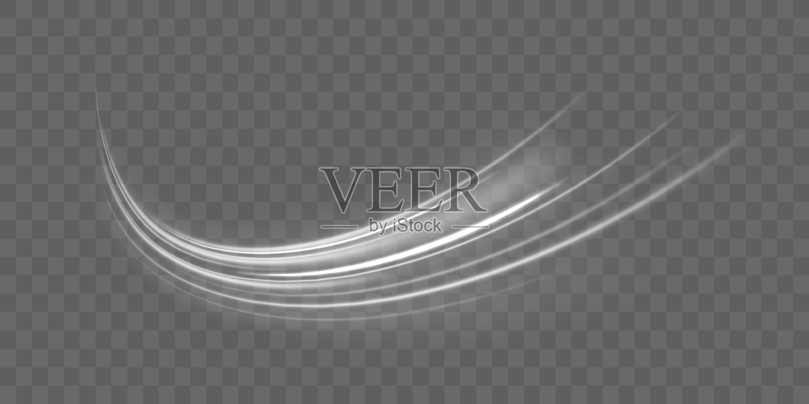 发光的道路线的速度插画图片素材