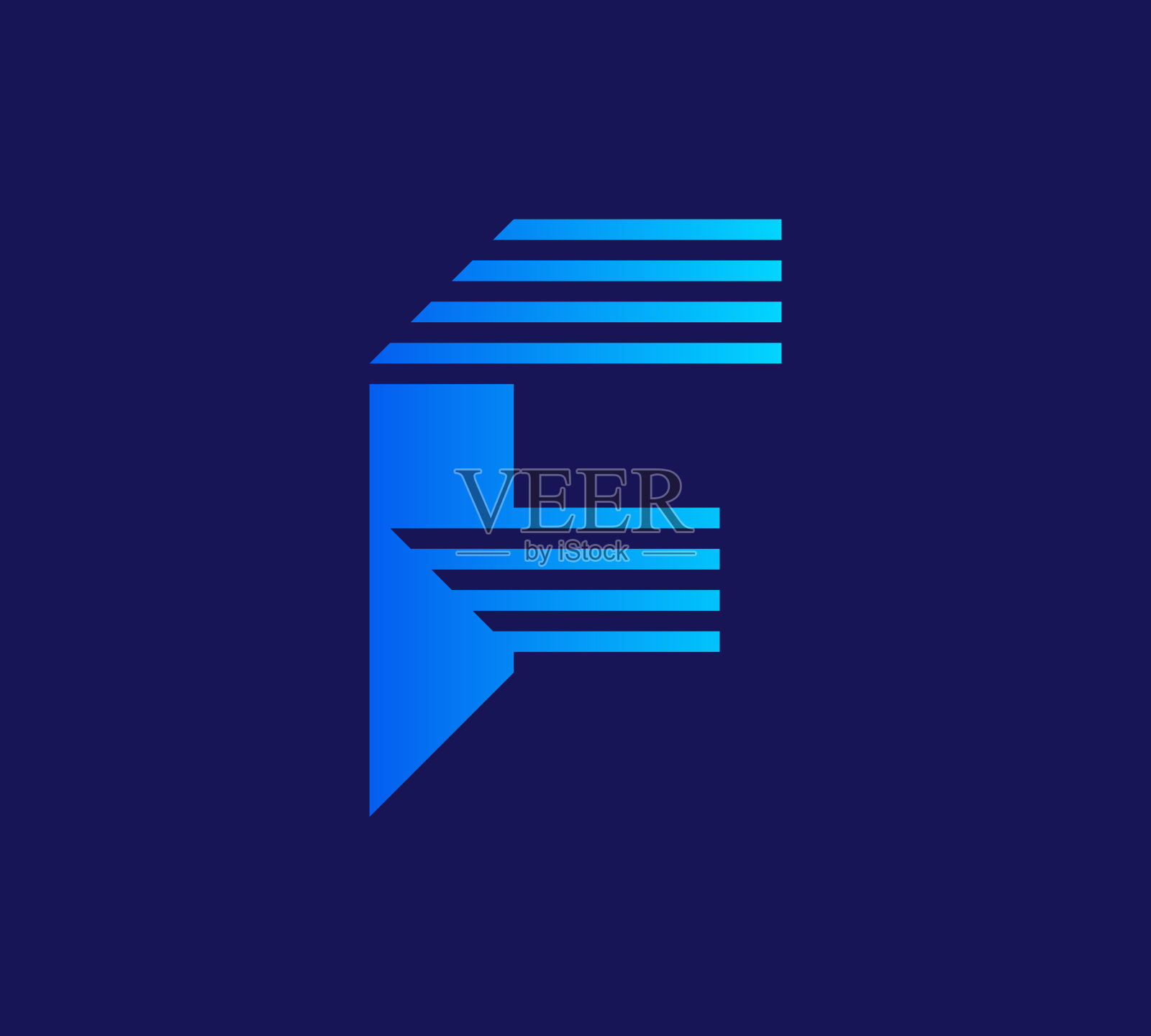 F信科技标志插画图片素材