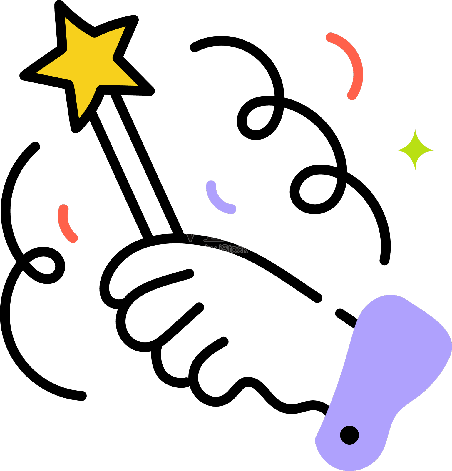 魔杖设计元素图片