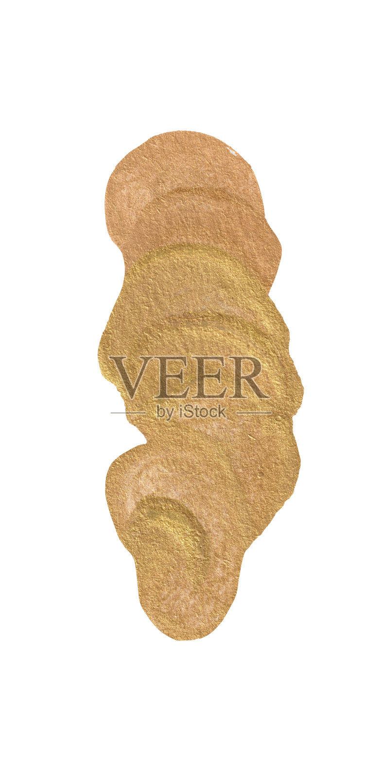 抽象的金色笔触插画图片素材