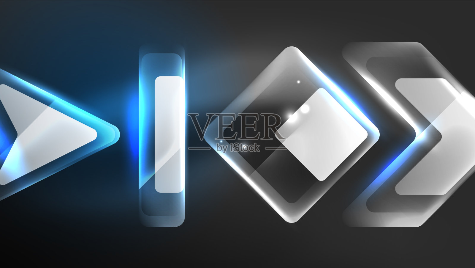 抽象背景登陆页几何形状插画图片素材