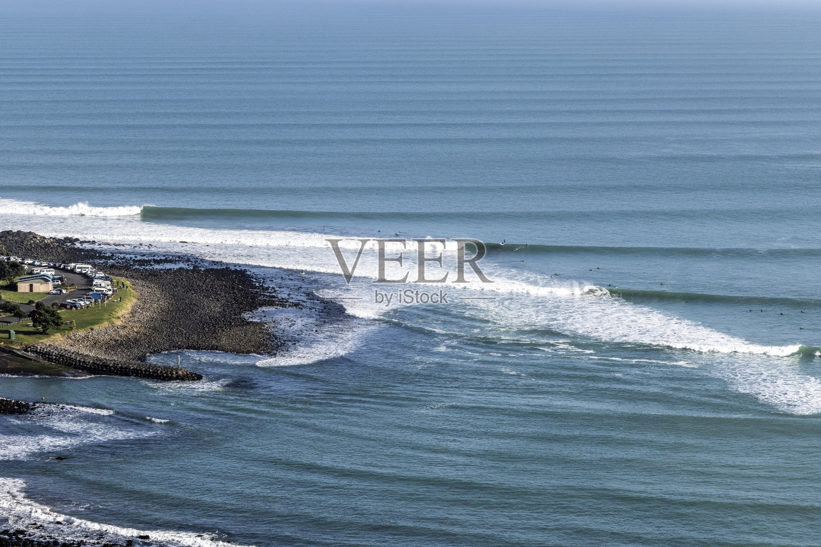 完美的海浪，拉格兰，新西兰照片摄影图片