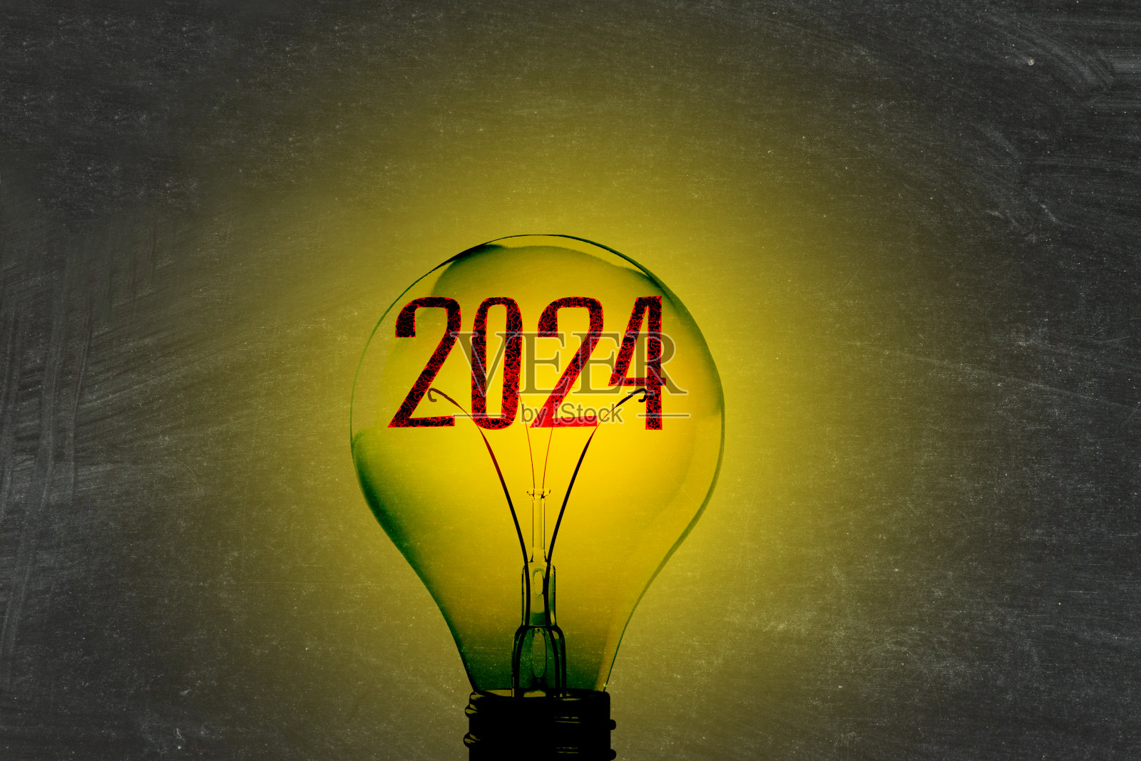 一个灯泡和2024年照片摄影图片