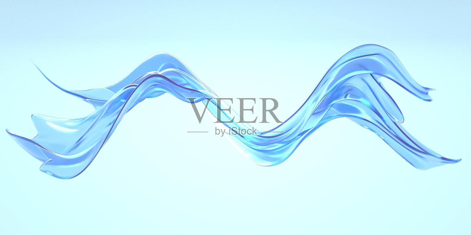 抽象的背景与光滑的玻璃波照片摄影图片