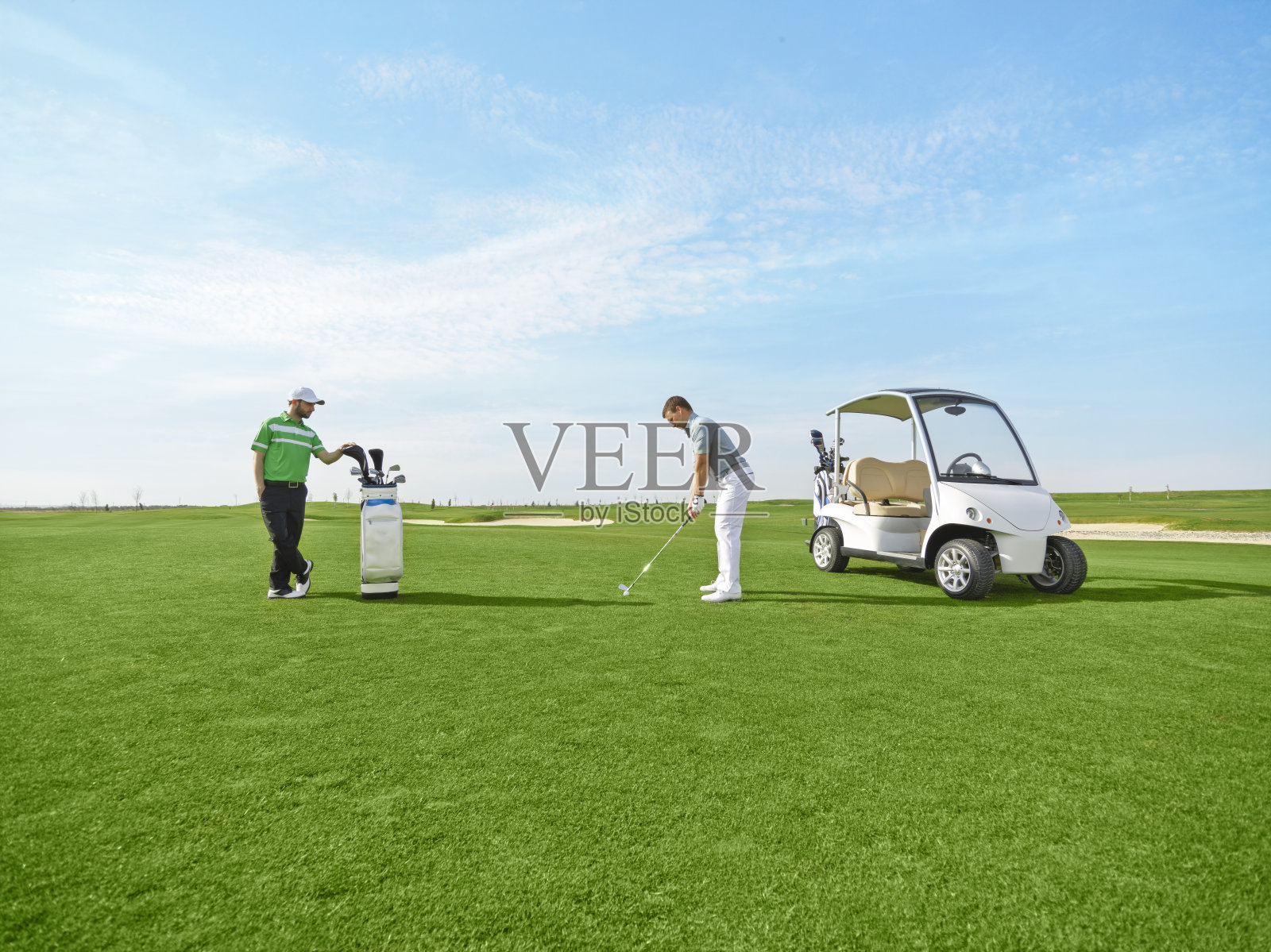 高尔夫球运动员照片摄影图片