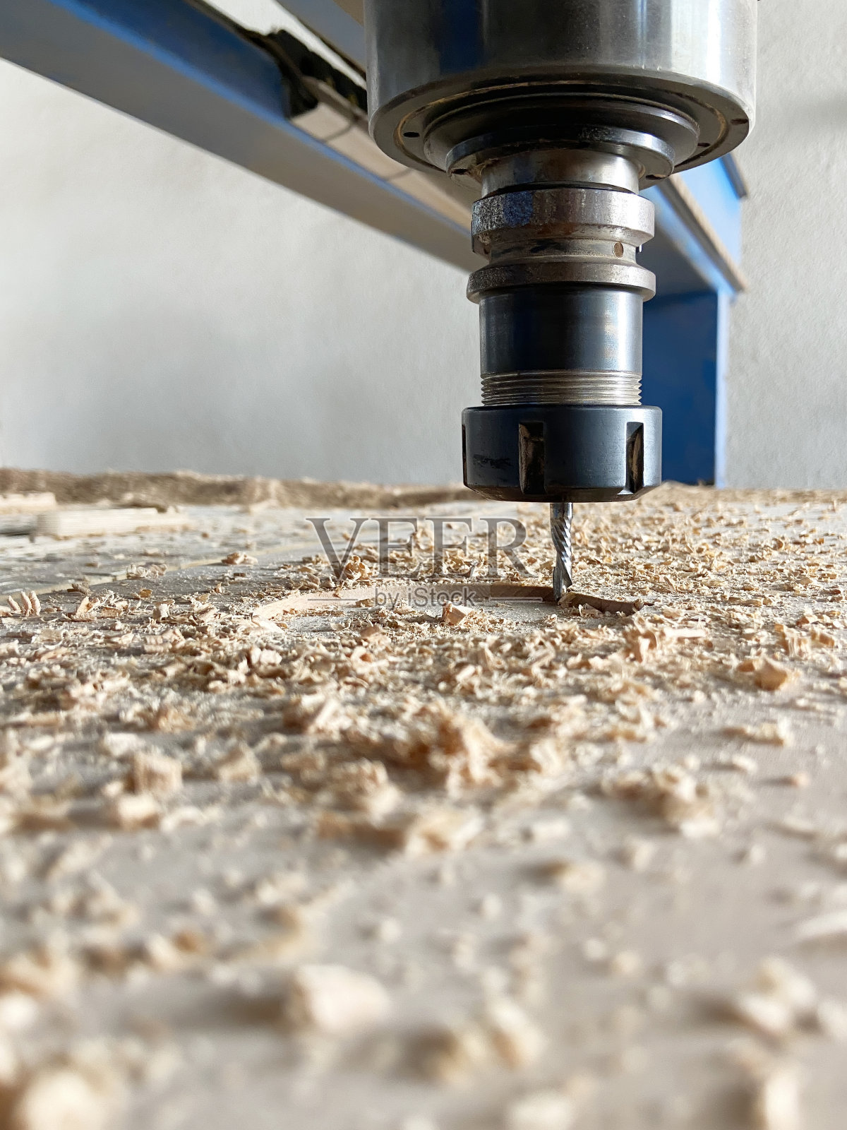 数控铣床。加工和切割木材。木工及木制品工业照片摄影图片