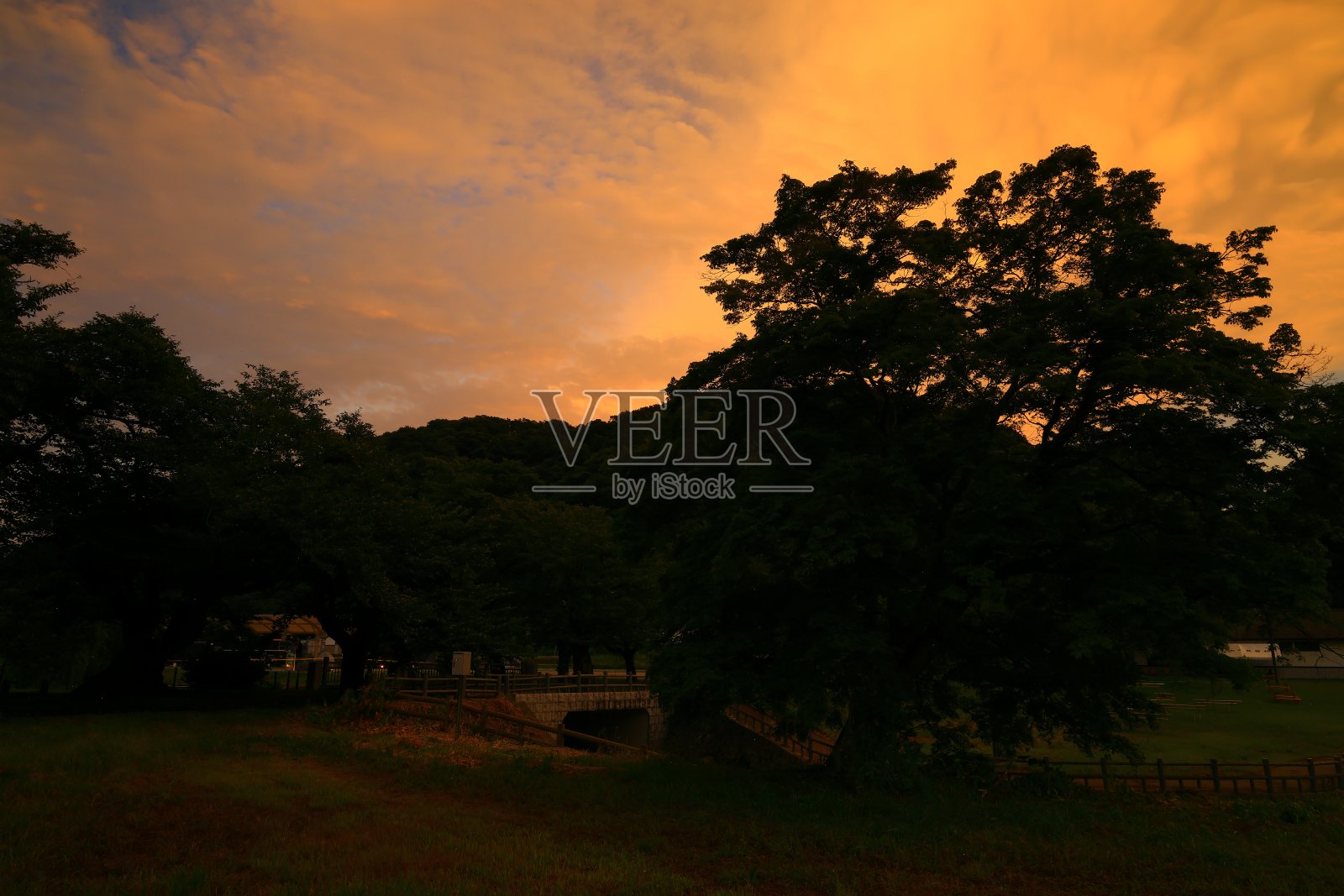 日落的景色照片摄影图片