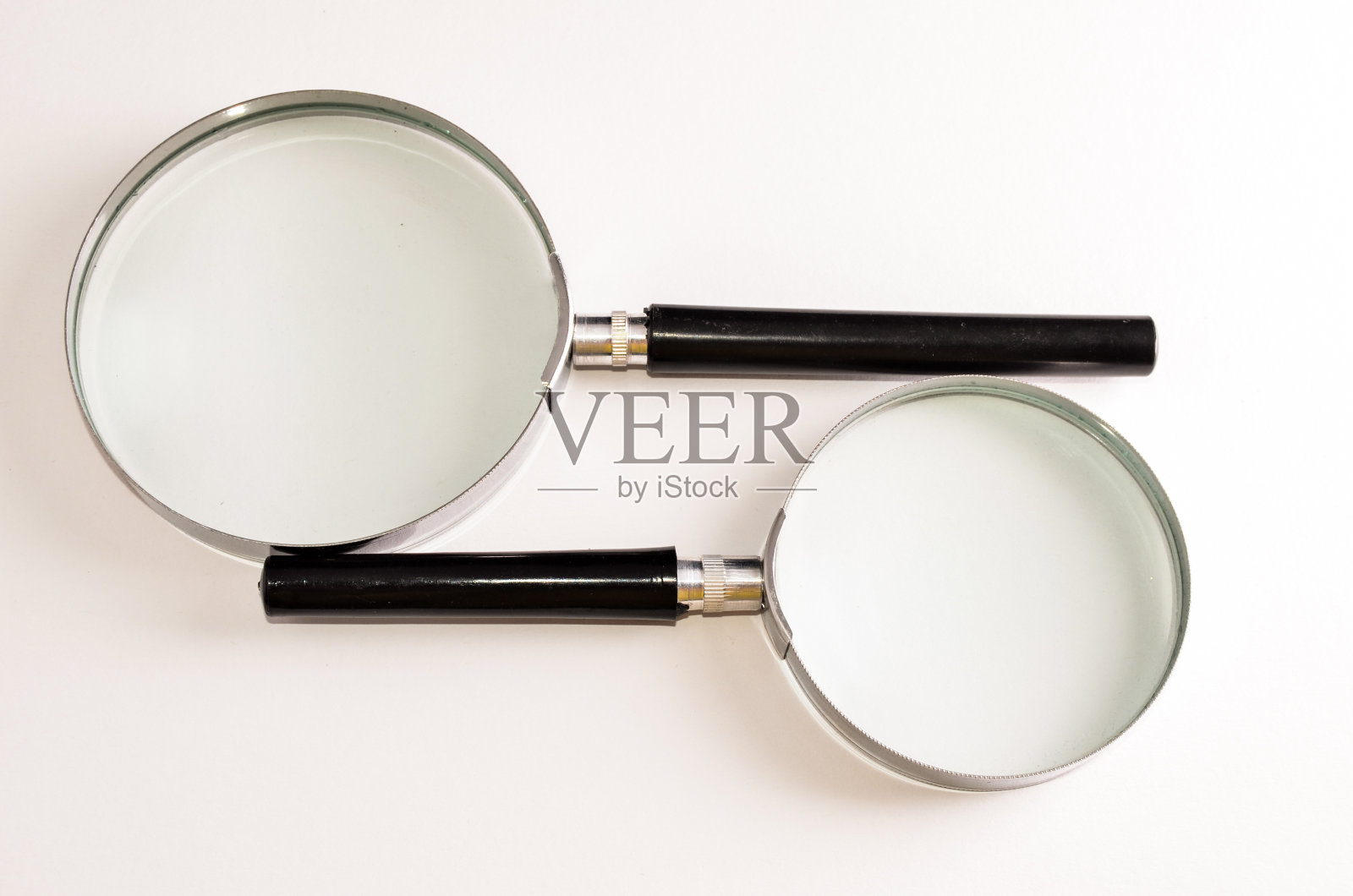 复古放大镜，两个2放大镜照片摄影图片