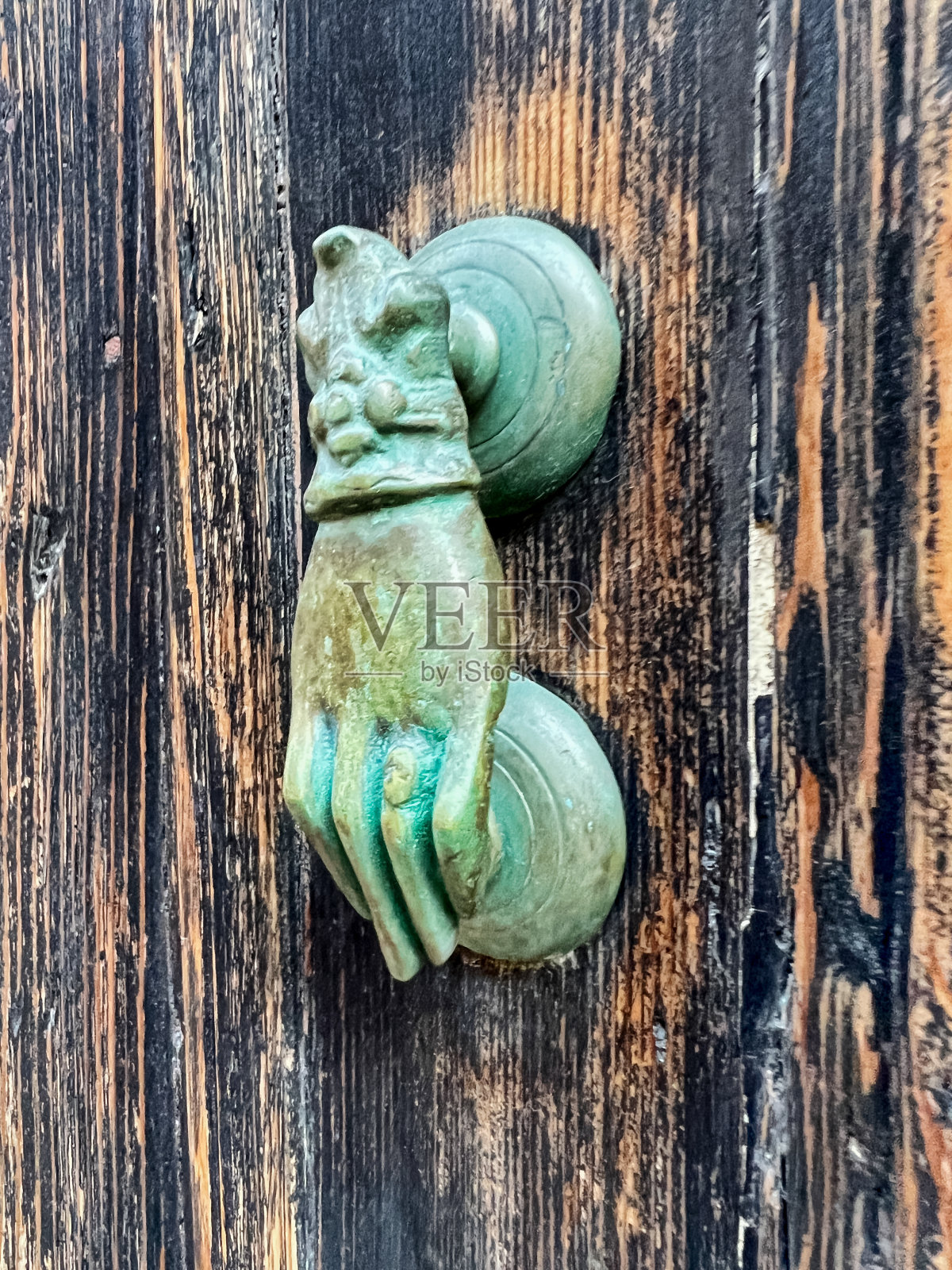 青铜手门环照片摄影图片