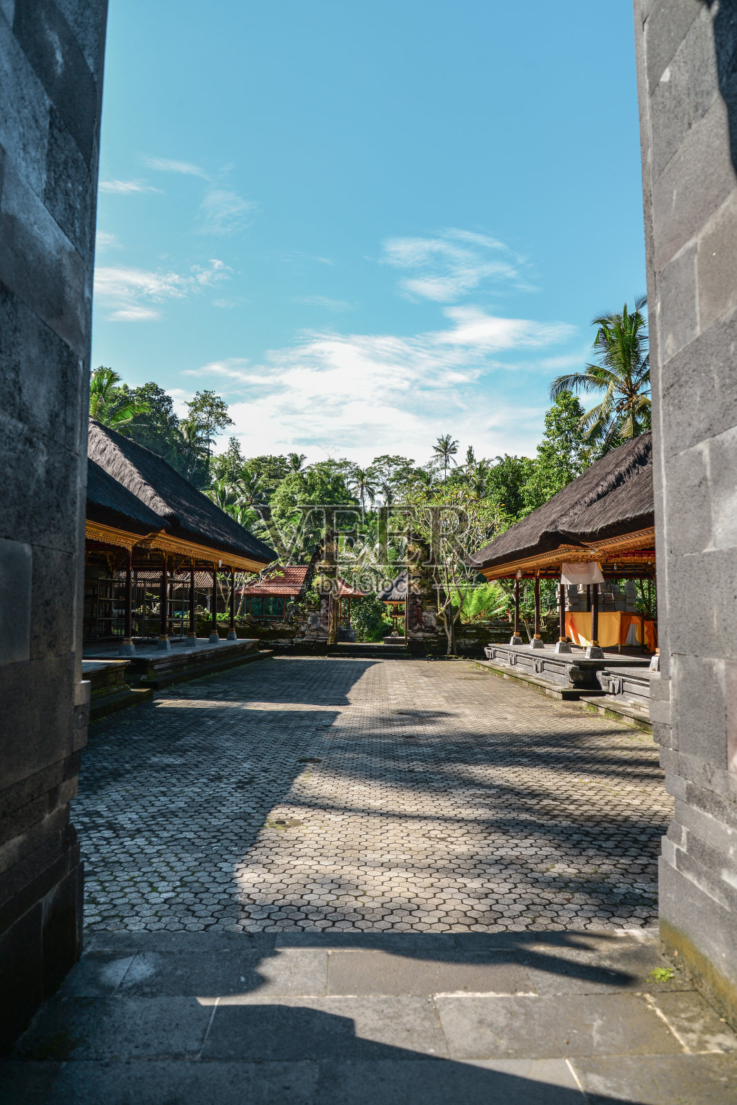 印度教寺庙Pura Gunung Kawi照片摄影图片