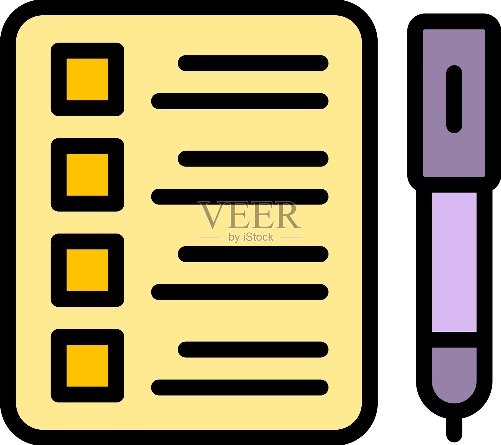 自累图标平插画图片素材