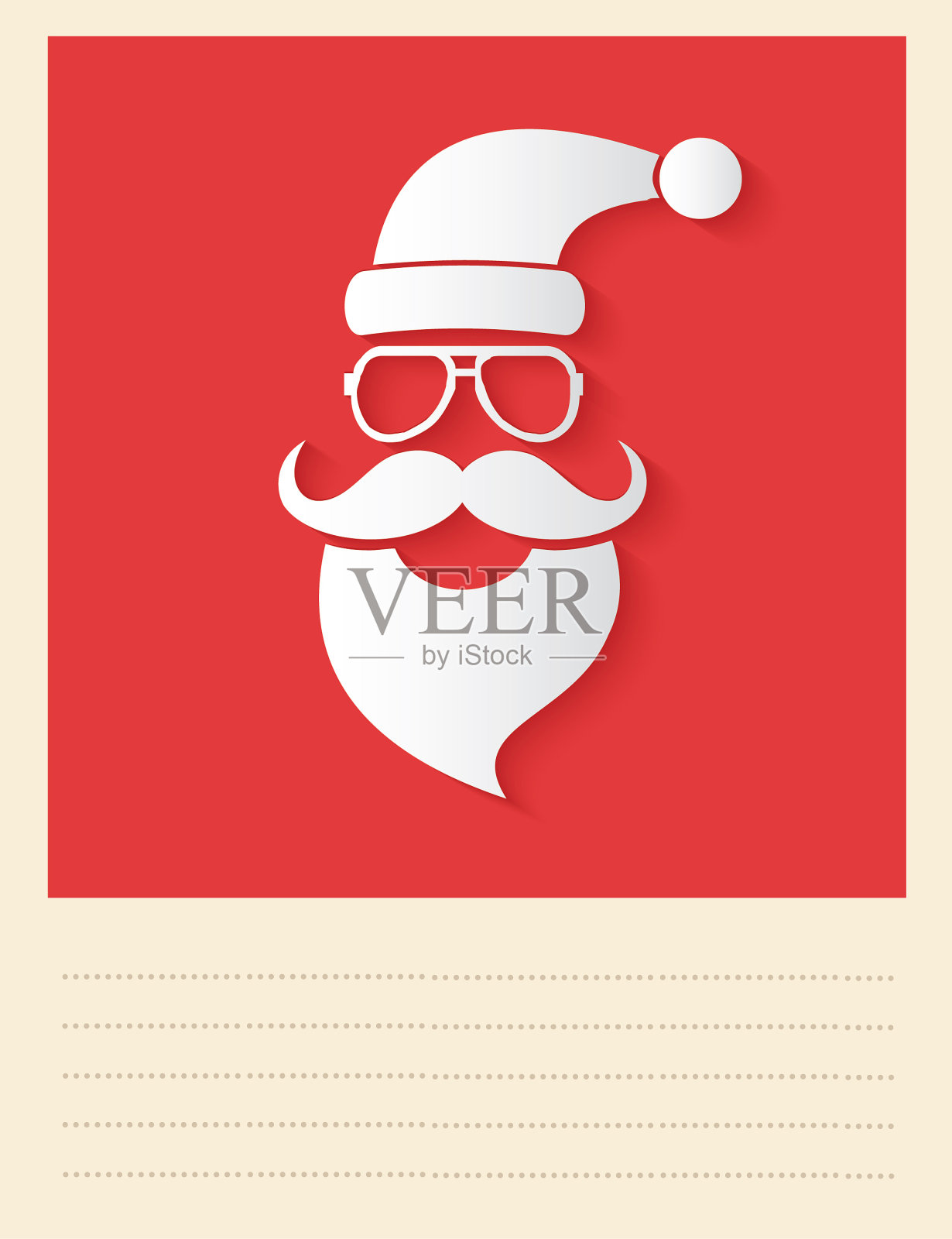 圣诞快乐的概念和文件的文本矢量设计插画图片素材