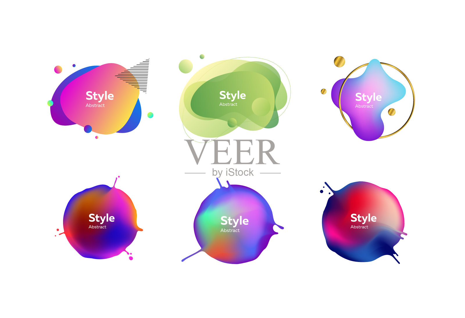 现代创意横幅套装插画图片素材