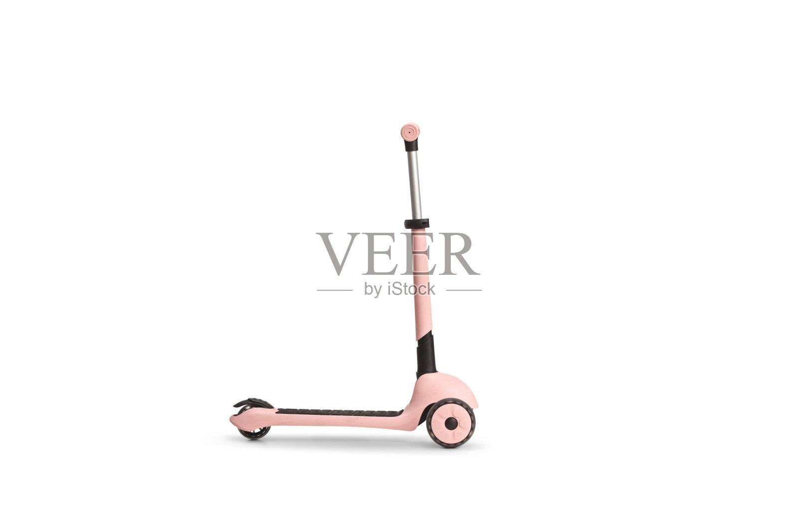 粉色的儿童滑板车照片摄影图片