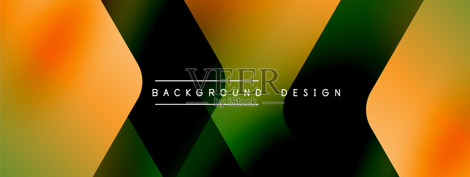 几何背景装饰与动态箭头插画图片素材