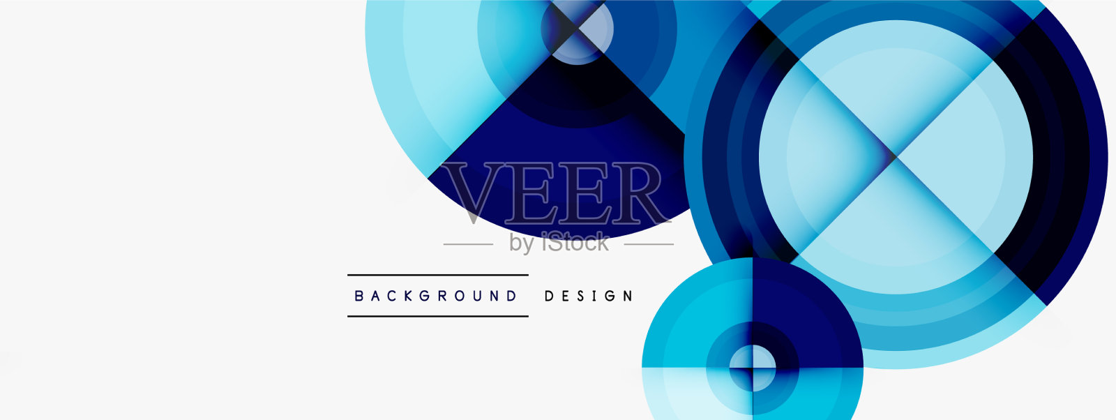 创意圆形几何抽象背景插画图片素材