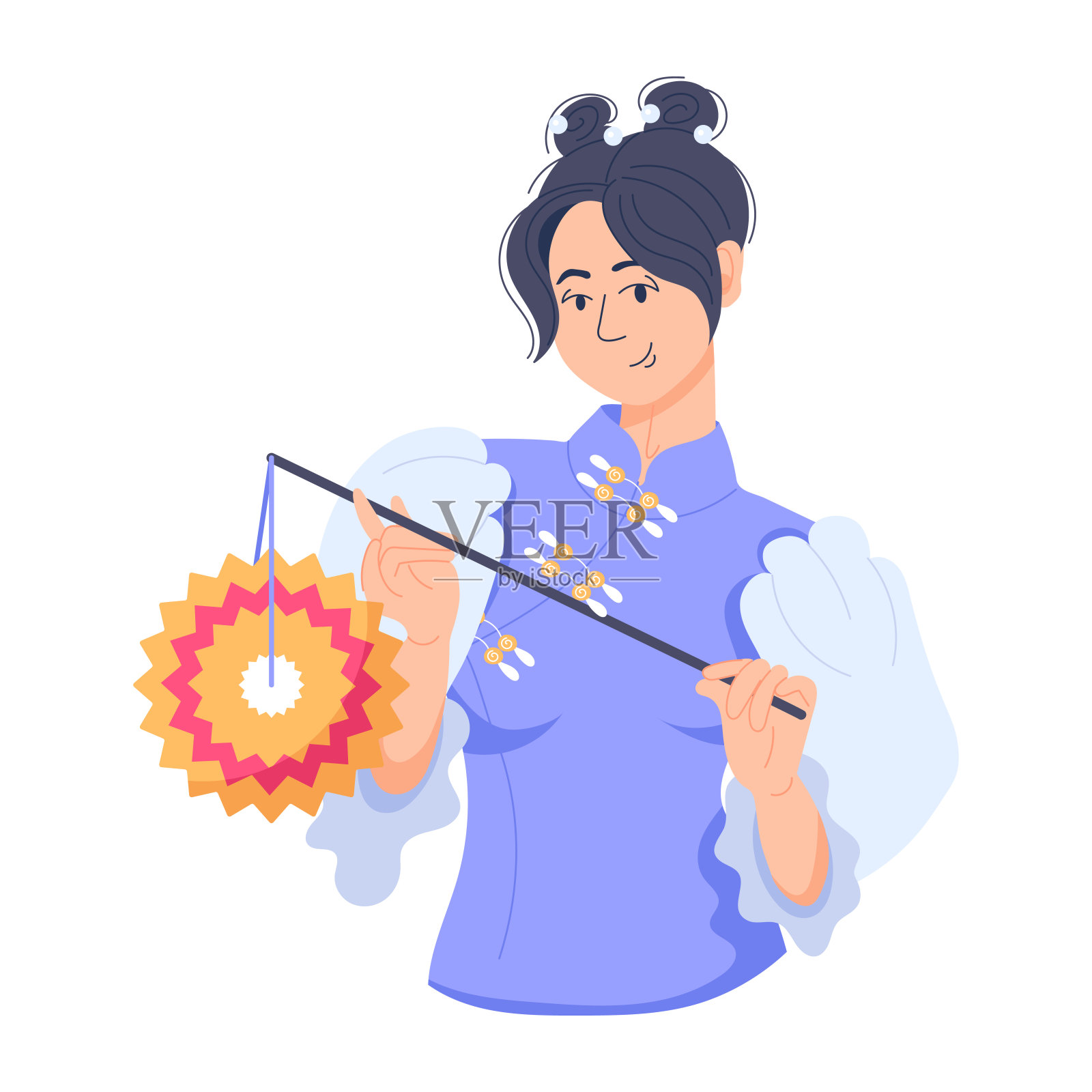 中国的庆祝活动插画图片素材