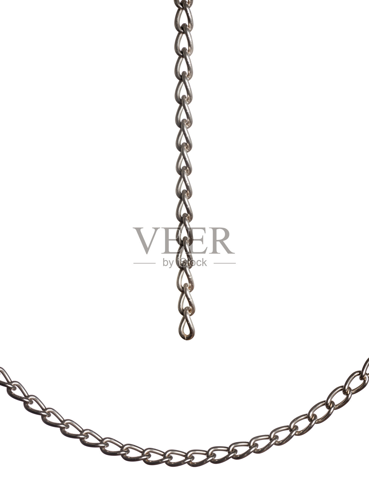 链隔离在白色背景照片摄影图片