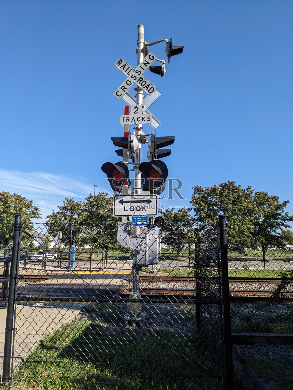 铁路平交道照片摄影图片