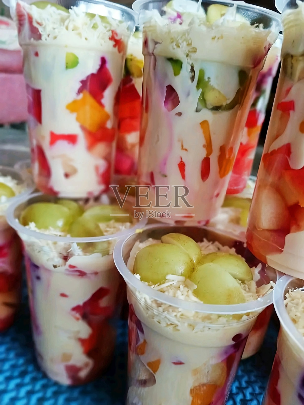 水果沙拉食品照片摄影图片