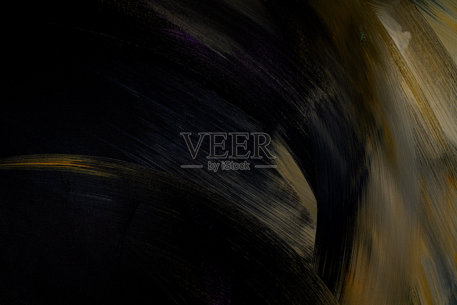 这张画布上富有表现力的笔触创造了一个艺术和动态的抽象背景照片摄影图片