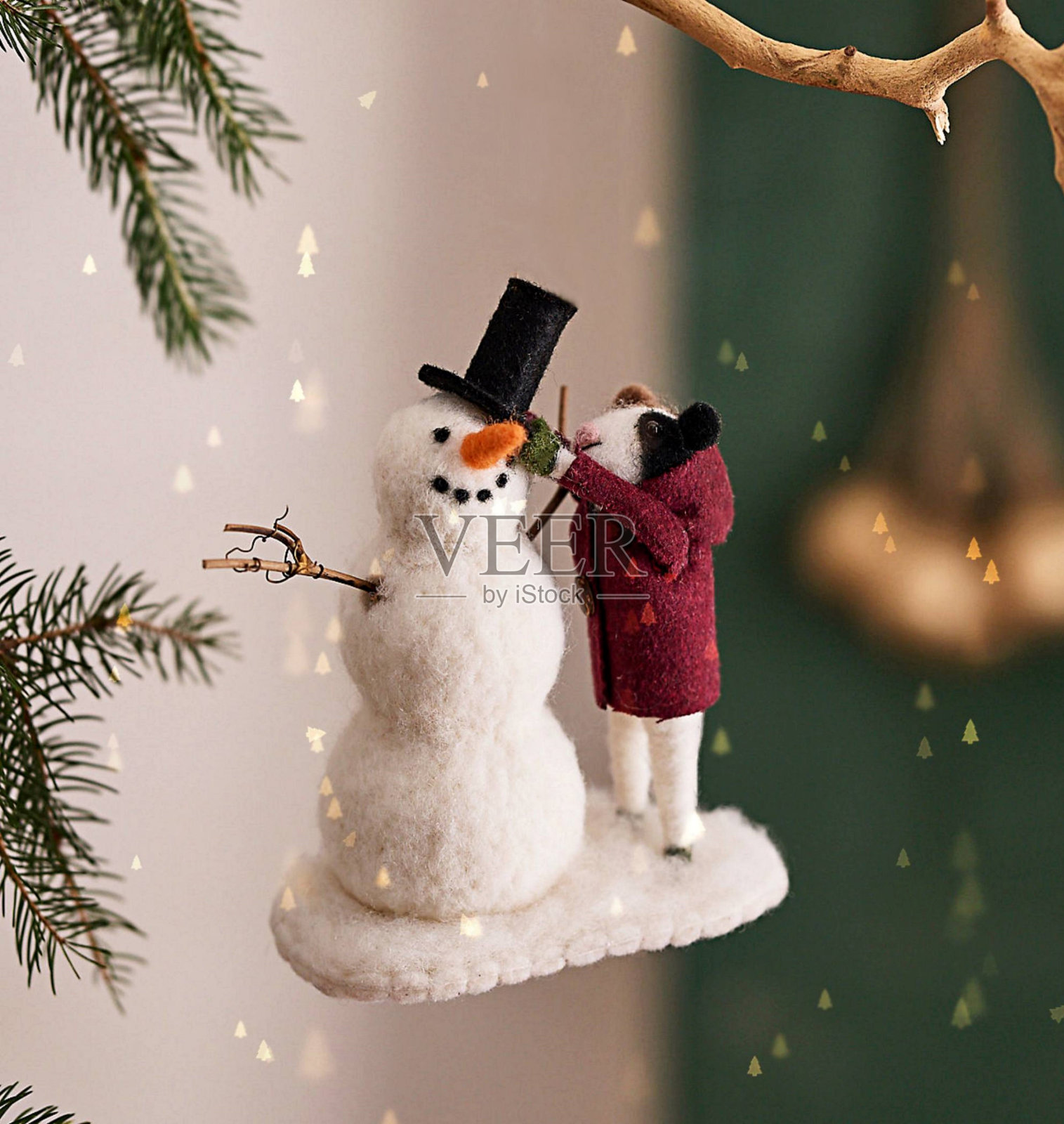 我的雪人朋友照片摄影图片